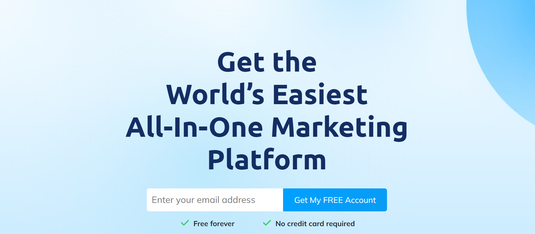 All in one marketing platform